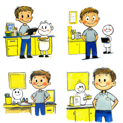 AI手繪本圖片 #ReadKidz 兒童 #AI圖片 #小說繪圖 #1500點30天內使用