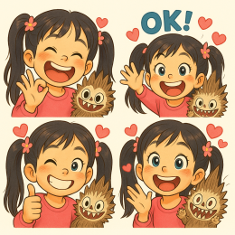 LINE貼圖 #行銷及作品呈現 #漫畫圖 #baby公仔 #ai生圖Prompt