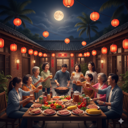 Gemin生成圖片 #中秋節行銷 #AI圖片